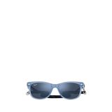 Ray-Ban Jr. New Wayfarer RJ9052S Köşeli Mavi Unisex Çocuk Güneş Gözlüğü