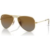 Ray-Ban Junior Rj 9506S 223/T5 50 Ray-Ban Junior Junıor Avıator Polarize Çocuk Güneş Gözlüğü