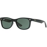 Ray-Ban Junior Unisex Güneş Gözlüğü 0RJ9052S-100/7147 Yeşil Cam ve Siyah Çerçeve ile Modern Tasarım - 48 Ekartman