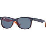 Ray-Ban Junior Unisex Güneş Gözlüğü 0RJ9052S-178/8048 Mavi Cam Rengi ve Turuncu Çerçeve - 48 Ekartman