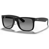 Ray-Ban Justin 4165 622/T3 Black-Light Grey Polarize Güneş Gözlüğü
