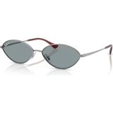 Ray-Ban Kadın Güneş Gözlüğü 3757 004/2V 56 Metal Gri-Siyah Polarize UV 400 Filtreli