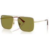 Ray-Ban Kadın Güneş Gözlüğü 3758 9213/2 56 Altın Metal Çerçeve UV 400 Koruma