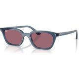 Ray-Ban Kadın Güneş Gözlüğü 4456 68121A 53 Mavi Çerçeve ve Pembe Cam ile Şık Tasarım