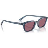 Ray-Ban Kadın Güneş Gözlüğü 4456 68121A 53 Mavi Çerçeve ve Pembe Cam ile Şık Tasarım