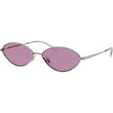 Ray-Ban Kadın Güneş Gözlüğü RB3757 59 004/69 Metal Çerçeve Gri Renk Pembe Cam ile Şık Tasarım