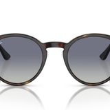 Ray-Ban Kadın Rb2180 Yuvarlak Güneş Gözlüğü, Açık Havana/Açık Gri/Koyu | Light Havana"da, Siyah & Kaplumbağa güvercin. Polarize seçenekler mevcuttur. Boyutlar: 49/51 mm.