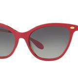 Ray-Ban Kadın Rb4360 Kedi Gözü Güneş Gözlüğü, Üst Bordeaux üzerinde Havana G/Gri Gradyan Koyu Yeşil, 54 mm
