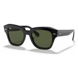 Ray-Ban Kadınlar İçin RB2186 901/31 49 Güneş Gözlüğü Siyah Asetat Çerçeve ve UV 400 Koruma