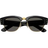 Ray-Ban Mega Wayfarer Asap Rocky Özel Koleksiyon Güneş Gözlüğü 0Rb0840s Black Dark Gray 51 Ekartman 6826J5