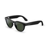 Ray-Ban Meta (Gen 2), Headliner, Shiny Black | Smart AI Glasses for Men, Women — 2x Battery Life — 3K Ultra HD Resolution — 12 MP Ultra-Wide Camera, Audio, Video — Transitions® Graphite Green Lenses