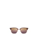 Ray-Ban New Clubmaster RB4416 Geometrik Bordo Polarize Unisex Güneş Gözlüğü