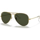 Ray-Ban Rayban 0RB3025 L0205 58 Unisex Güneş Gözlüğü Altın Metal Çerçeve Yeşil Cam UV Koruma