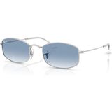 Ray-Ban Rayban 0RB3832 003/3F 52 Güneş Gözlük Gümüş Çerçeve ile UV 400 Filtreli Mavi Cam