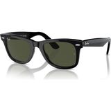 Ray-Ban RB 2140 54 Wayfarer Unisex Güneş Gözlüğü Siyah Çerçeve ve Yeşil Cam ile UV 400 Koruma