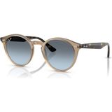 Ray-Ban RB 2180 6788V1 49 Unisex Oval Bej Şeffaf Kemik Güneş Gözlüğü