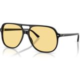 Ray-Ban Rb 2198 901/R6 60 Güneş Gözlüğü Siyah Çerçeve Sarı Cam UV 400 Filtreli
