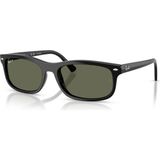 Ray-Ban RB 2224 90158 57 Unisex Polarize Dikdörtgen Siyah Kemik Güneş Gözlüğü