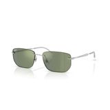 Ray-Ban RB 3768 003/6R 56 Silver-Green Unisex Güneş Gözlüğü