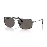 Ray-Ban RB 3779 002B1 56 Explorer 3 Unisex Kare Siyah Metal Güneş Gözlüğü