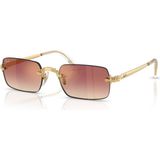 Ray-Ban Rb 3928 001/8H 54 BY A$AP ROCKY Güneş Gözlüğü 54 mm Altın Çerçeve Degrade Bordo Cam UV 400
