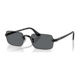 Ray-ban Rb 3928 00281 54 A Ap Rocky Unisex Polarize Dikdörtgen Siyah Metal Güneş Gözlüğü Siyah