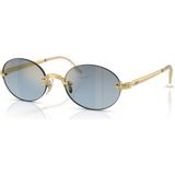 Ray-Ban Rb 3929 001/S2 54 By A$ap Rocky Unisex Güneş Gözlüğü 54 mm Altın Çerçeve Mavi Degrade Cam UV 400