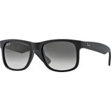 Ray-Ban RB 4165 601/8G 55 JUSTIN Kadın Güneş Gözlüğü Siyah Çerçeve ve Organik Cam ile Şık Tasarım