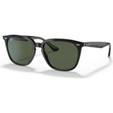 Ray-Ban RB 4362 601 71 55 Güneş Gözlüğü Siyah Çerçeve UV 400 Filtreli Yeşil Cam