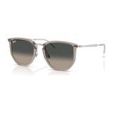 Ray-Ban Rb 4451 680271 50 Unisex Geometrik Şeffaf Gri Kombine Kemik Güneş Gözlüğü Gri