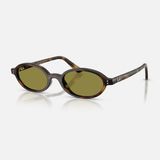 Ray-Ban RB 4472 1359/2 51 KHAL Güneş Gözlüğü Çok Renkli Kemik Çerçeve ile Şık Tasarım - Altın - Yeşil