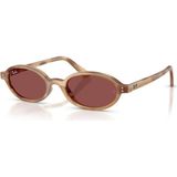 Ray-Ban Rb 4472 685675 51 Kadın Güneş Gözlüğü Oval Çerçeve Krem Açık Kahve UV 400 Filtreli - Krem - Açık Kahve