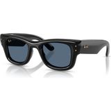 Ray-Ban Rb 4940 601/80 47 Unisex Kare Güneş Gözlüğü Siyah Çerçeve Mavi Cam UV 400 Filtreli