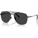 Ray-Ban Rb 8097 926748 59 Ray-Ban Wıllıam Titanyum Polarize Unisex Güneş Gözlüğü - Siyah