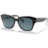 Ray-Ban RB2186 12943M 52 Unisex Güneş Gözlüğü Siyah Çerçeve ile Mavi Degrade Cam Özellikleri - 52 Ekartman