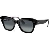 Ray-Ban RB2186 13183A Kadın Güneş Gözlüğü UV 400 Koruma ve Asetat Çerçeve ile Şık Tasarım - Siyah