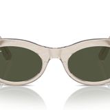 Ray-Ban Rb2242 Wayfarer Oval Fotokromik Güneş Gözlüğü, Fotokromik Çerçeve Dalgaları Gri/Yeşil, 53 mm