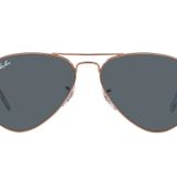 Ray-Ban RB3025 Klasik Aviator Güneş Gözlüğü, Gül Altın/Mavi, 58 mm
