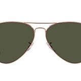 Ray-Ban Rb3025 Klasik Havacı Güneş Gözlüğü, Pembe Altın/Yeşil