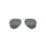 Ray-Ban Rb3025 Klasik Polarize Aviator Güneş Gözlüğü, Efsane Altın/Polarize Şeffaf Gradyan Koyu Mavi, 58 mm