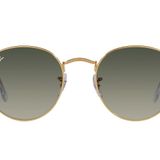 Ray-Ban Rb3447 Yuvarlak Metal Güneş Gözlüğü, Altın/Gri Gradyan, 47 mm