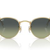 Ray-Ban Rb3447 Yuvarlak Metal Güneş Gözlüğü, Altın/Yeşil Vintage, 53 mm
