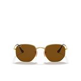 Ray-Ban RB3548N Kare Altın Erkek Polarize Güneş Gözlüğü