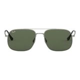 Ray-Ban RB3595 Gümüş Yeşil 9116/71 IN160631308 Unisex Güneş Gözlüğü