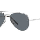 Ray-Ban Rb3625 Yeni Havacı Güneş Gözlüğü, Gümüş/Mavi, 58 mm