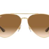 Ray-Ban Rb3675 Aviator Güneş Gözlüğü, Altın/Şeffaf Gradyan Kahverengi, 58 mm