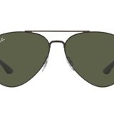 Ray-Ban Rb3675 Aviator Güneş Gözlüğü, Siyah/Yeşil, 58 mm