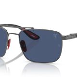 Ray-Ban RB3715M Scuderia Ferrari Koleksiyonu Kare Kadın Güneş Gözlüğü