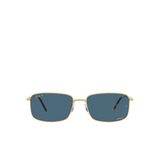 Ray-Ban RB3717 Dikdörtgen Altın Unisex Polarize Güneş Gözlüğü