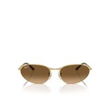 Ray-Ban RB3734 Oval Altın Unisex Polarize Güneş Gözlüğü